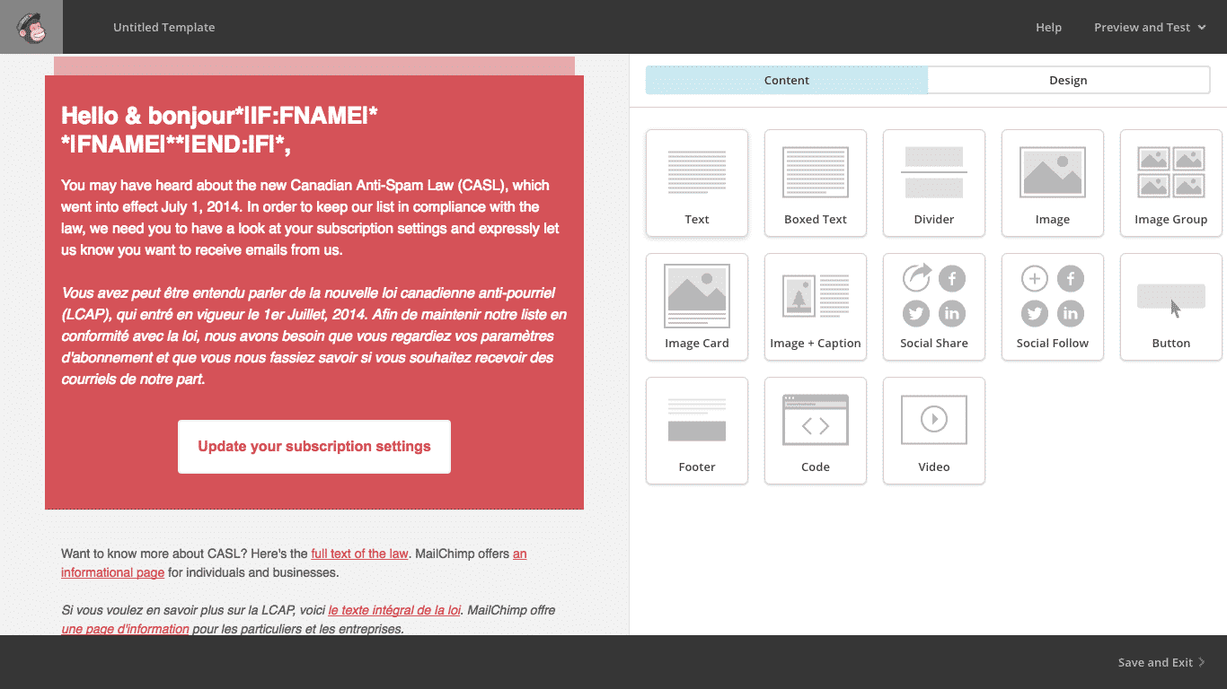 Template Design Tips